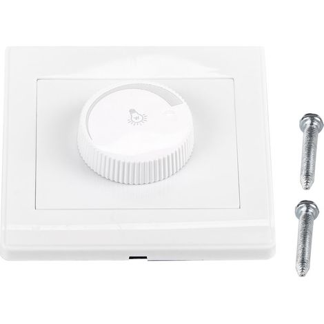 Interrupteur Variateur Mural Tactile Monocouleur pour Ruban LED 12V-24V Noir (1/5)