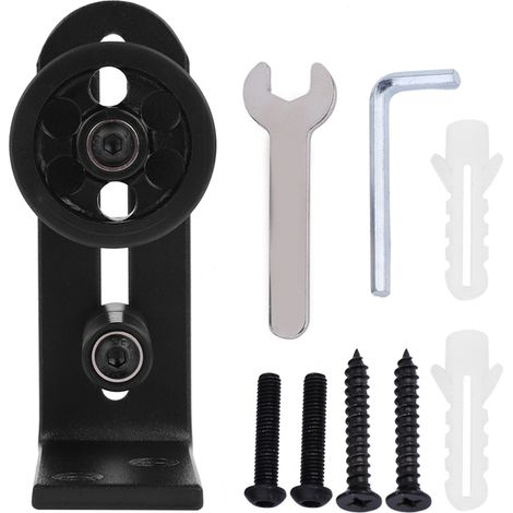 de porte de douche coulissante en verre ABS laiton poulies