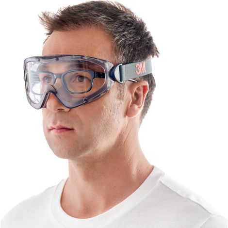 Pack 3M™ : Casque anti-bruit Bluetooth WorkTunes Connect Solar 33 dB et Lunettes-masque de sécurité anti-buée 2891 EN 166 (1/3)