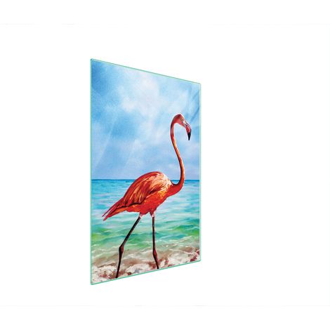 Glasschneidebrett 35x52 Flamingo (1/5)