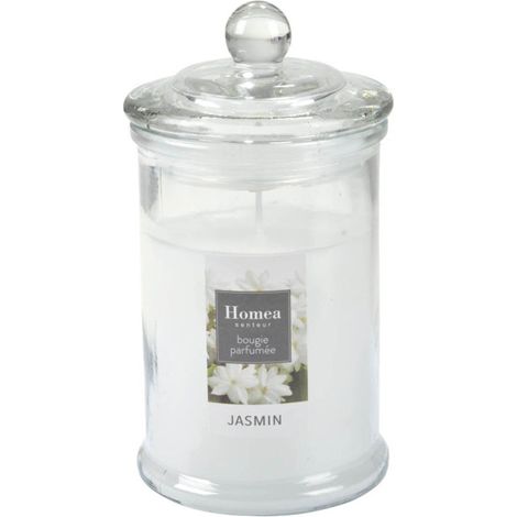 Bougie Parfumée Bocal "Essentiel II" 15cm Jasmin (1/2)
