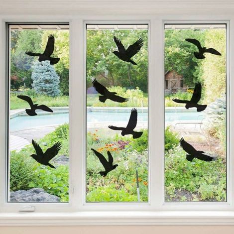 Autocollant Anti-Collision - Pour Fenêtres Et Portes En Verre - Protection Des Oiseaux - 20 Pièces (1/5)