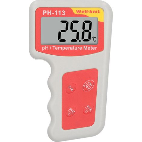 Digitales PH-Messgerät mit großem Bildschirm, hochpräzises Werkzeug zur Überwachung der Wasserqualität und Temperatur