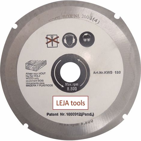 Disco tronzador LEJA TOOLS Ø 125 mm para amoladoras angulares, alta precisión.