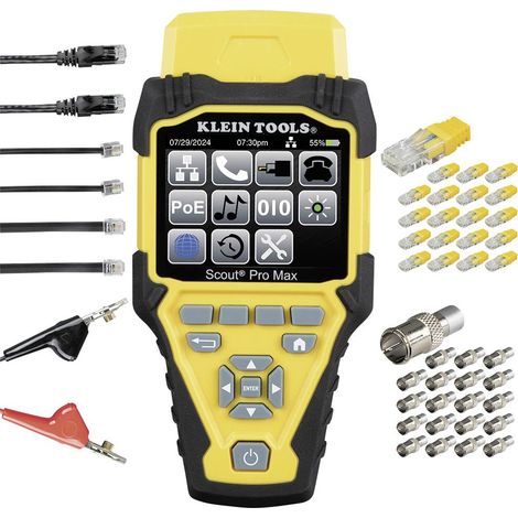 Klein Tools Testeur de câble réseau Scout Pro Max avec télécommande Set (1/5)
