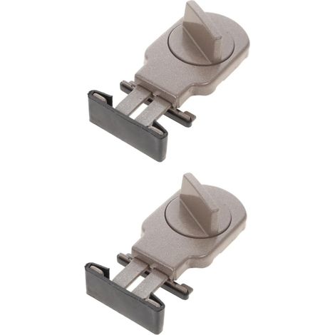 Lot De 2 Verrous De Fenêtre Coulissante En Alliage Daluminium Pour Portes Et Fenêtres