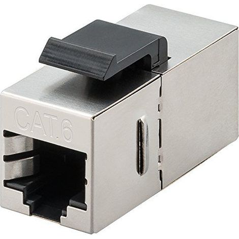 Goobay 96100 módulo de Conector de Red - Módulos de Conectores de Red (Metálico, RJ-45, RJ-45) (1/2)