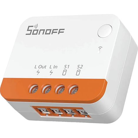 Interrupteur intelligent Zigbee sans fil – Aucun fil neutre requis – Compatible avec Alexa et Google Home – Pour ampoules basse puissance – Sonoff