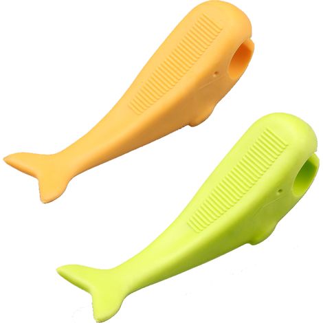 Door Stopper - Wedge Type Floor Door Stop - For Hardwood Carpet Tile Concrete Floors - Non Slip Sloped Design - Pack Of 2 (1/5)
