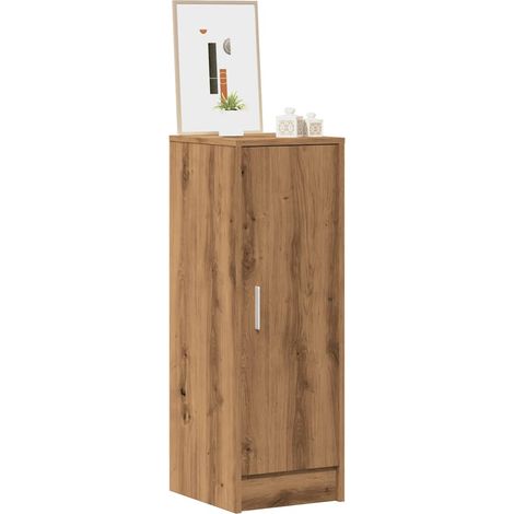 Mueble zapatero de aglomerado roble artisan 32x35x92 cm vidaXL