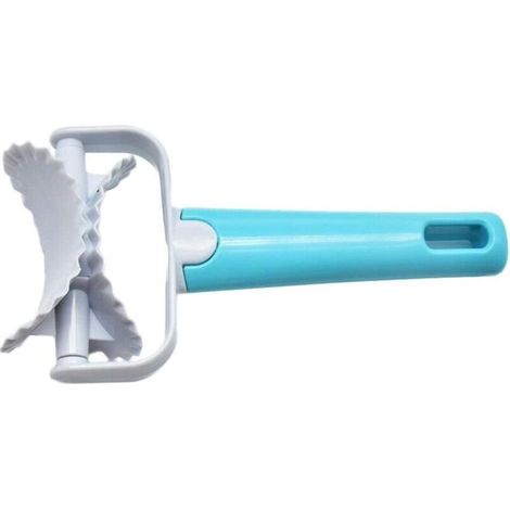 Rouleau à roulettes coupures de Biscuits en Plastique Cutter Couteau à Rouleau Couteau à gâteau Fondant Outil de camelle, coupeur de Fondant à Rouleau pour Biscuit de décoration de gâteau