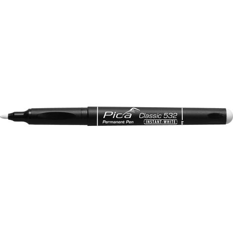 Pica Permanent Pen INSTANT WHITE 1-2mm Weiß