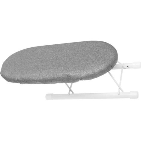 Table à repasser de table, mini table à repasser, repassage vapeur, pliable, 26 x 26 x 26 cm, argentée (1/5)