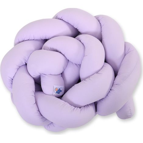 Protector de cuna trenzado - Morado