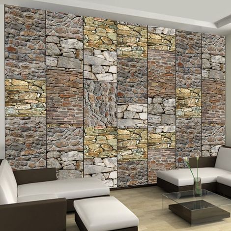 Papier Peint "Puzzle with Stones" 50x1000cm (1/2)