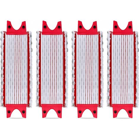 BEBUSINGOTO 4er-Pack Mikrofaser-Ersatz-Mopp-Pads für Vileda Easywring Ultramax/1-2 Spray (1/5)