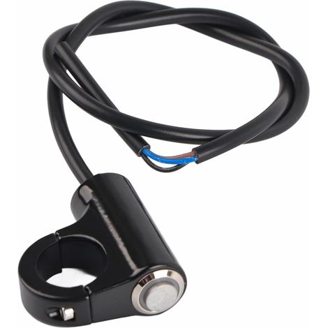 Horn switch button, 7/8 Inch 22mm motorcycle handlebar switch, weatherproof aluminum alloy motorcycle handlebar mount. Optional Model A/B (Blue Ray version)
