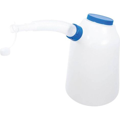 Broc à Bec Verseur Flexible 6L - Résistant, Couvercle Inclus - Pratique et Ergonomique - D-Work (1/4)