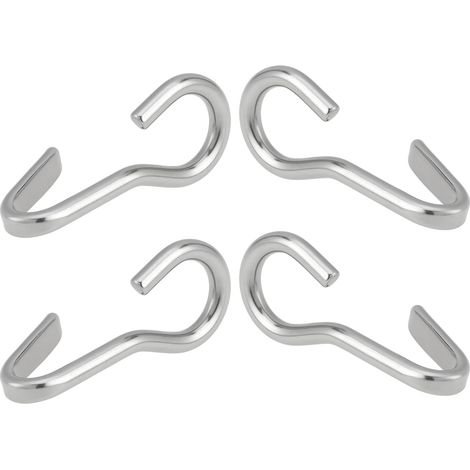 2 Paires de Crochets de Chaîne Gourmette en Acier Inoxydable pour Chevaux Et Poneys (1/5)