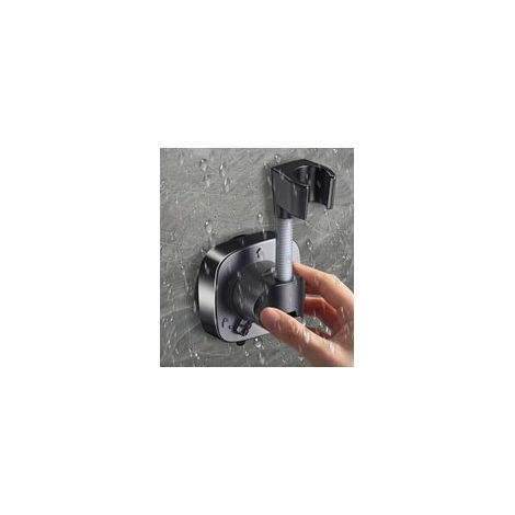 Support de Pommeau de Douche à Ventouse Rotatif 360° Sans Perçage, Réglable Universel Charge 10 kg Installation Facile en Quelques Secondes Support Antidérapant et Résistant à la Rouille (1/5)