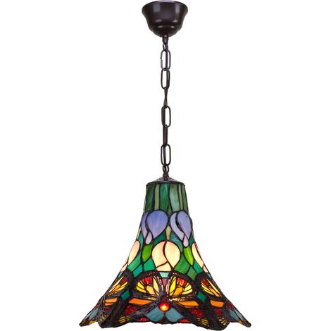 Mittlere Deckenpendelleuchte mit Kettendurchmesser 25 cm, Butterfly-Serie