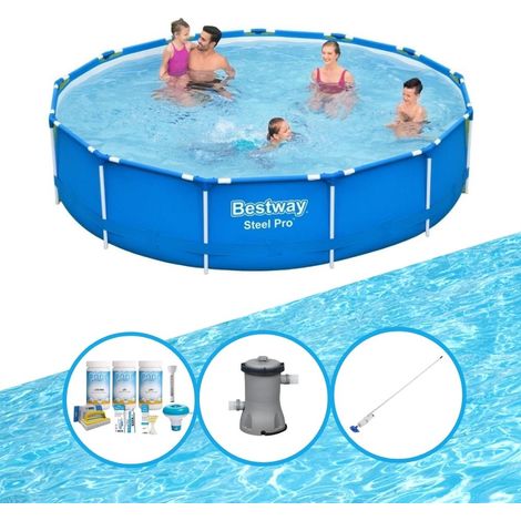 Bestway Bestway Steel Pro Ronde - 396x84 cm - 4-pièces  S22755 (1/5)