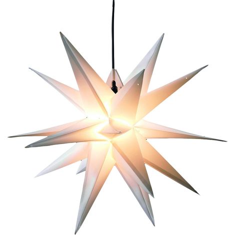 Saico LED-Stern mit Timer Ø 35 cm warmweiß weiß LED Stern