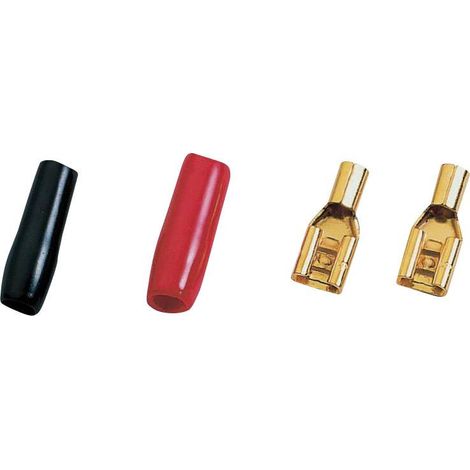 Sinuslive Jeu de fiches pour haut-parleurs HiFi auto 1 x 2.5 mm² doré (1/3)