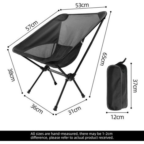 Chaise de camping pliante Chaise de Camping en plein air chaises pliantes chaise de lune pour voyage sport vaisselle Rouge (1/5)