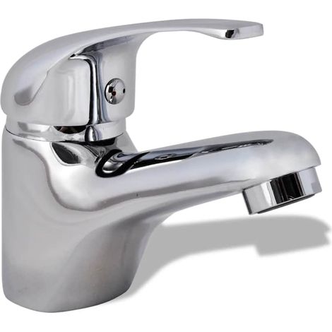 vidaXL Robinet de lavabo Chrome (1/5)