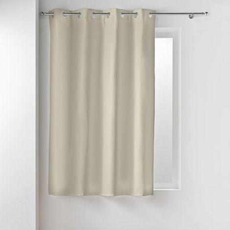 Rideau Isolant Thermique "Micropolar" 135x180cm Lin (1/5)