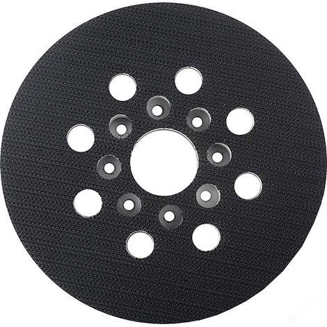 125-mm-Schleifteller und -Unterlage. Der Schleifteller ist kompatibel mit Bosch GEX 1251 AE, PEX 220 A, PEX 220 AE und Skil 7402/7490. (1/5)