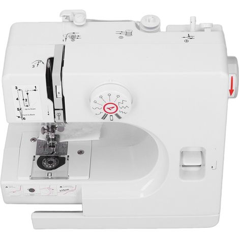 Mini machine à coudre électrique multifonctionnelle de bureau, 12 points, pour usage domestique, prise UE 100-240 V (1/5)