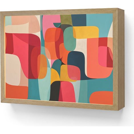 WALL LIGHT Shapes - Colorful - Abstract - Planes 40x30 cm