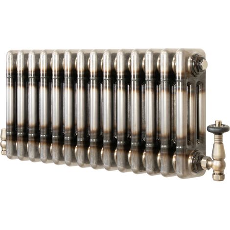 Radiatore 3 Colonne Orizzontale Metallo Grezzo 300 x 650 mm TRV