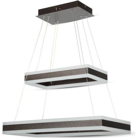 V-TAC 100W LED Kronleuchter in Metall Kaffee Farbe Warmweiß Dimmbar