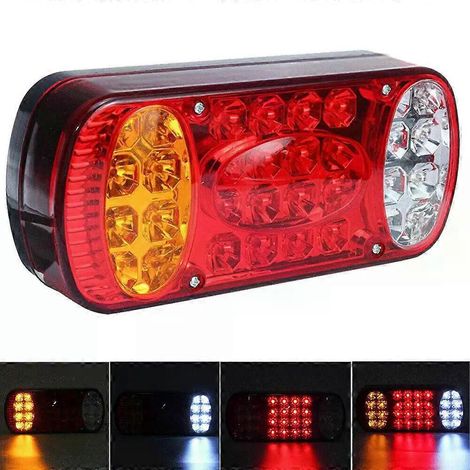 Für 1/2 Stück 12V 24V 32 LED LKW-Rücklicht Rücklicht Bremslicht Rücklicht Blinker Blinker Anhänger wasserdicht-JXLGV (1/4)