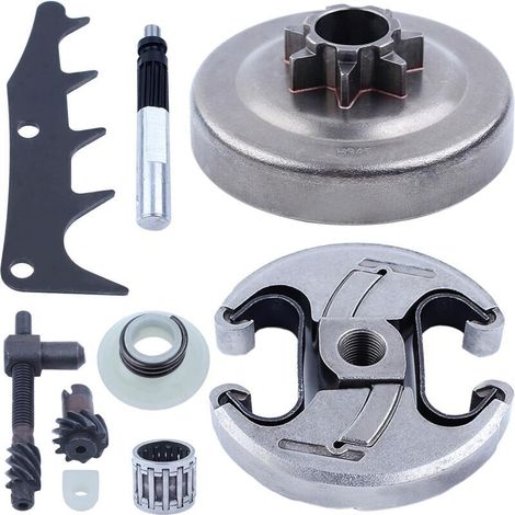 Bardusch-Kit de pompe à huile d'embrayage 0,325' 7T Compatible Husqvarna 340 345 350 Pour tronçonneuse Jonsered 2145 2150 Remplacement pièces - 503931801 (1/5)