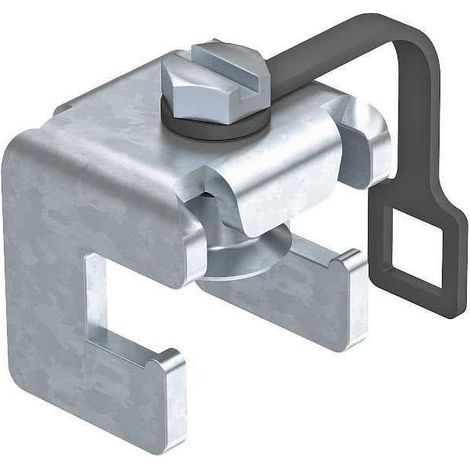 OBO Bettermann Morsetto per guida di equipotenzialità 30mm Acciaio zincato elettroliticamente, 5015731