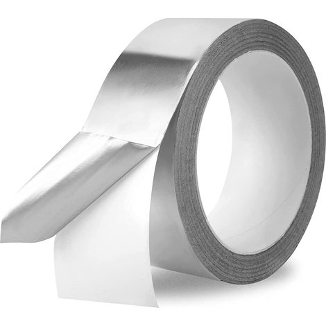 Aluminum Adhesive Tape, Heat Protection Tape, Heat Resistant Adhesive Tape Waterproof Heat Resistant Sticker for Sealing Repair Insulation (5cm x 20m) (1/5)