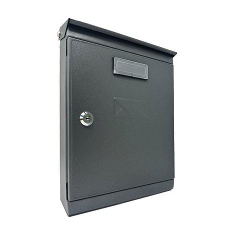 CASSETTA POSTA EVOLUZIONE ACCIAIO VERN ANTRACITE MM 220X75 H.MM 320
