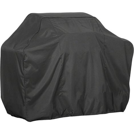 UlisemHousse Barbecue, Bâche Résistante de 210D Oxford Protection BBQ à Gaz, Couverture de Grill Anti-Vent/Anti-UV/Anti-l'eau/Anti-l'Humidité/Antipoussière 19071117CM Noir (1/4)