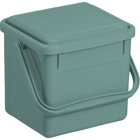 contenedor rotho mistletoe green diseño compacto tapa antiolor