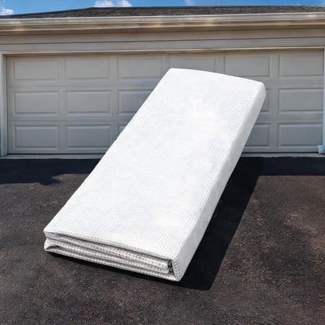 Serre de jardin blanc en polyéthylène 600 x 300 x 200 cm (1/5)