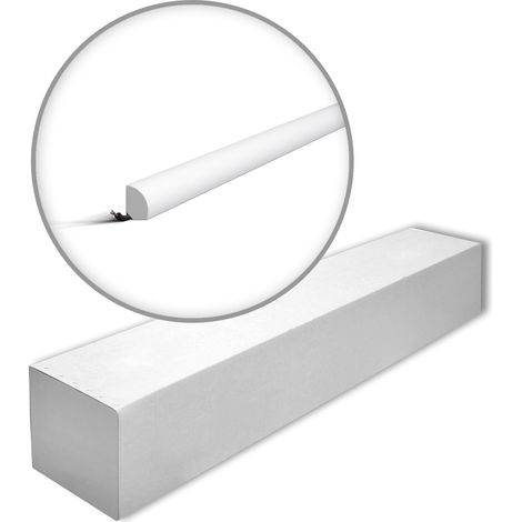 NMC FL6-box WALLSTYL Noel Marquet 1 Scatola 90 pezzi Battiscopa design classico senza tempo bianco 180 m