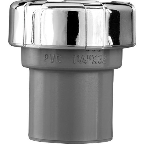 Enlace mixto PVC R-112L - RIUVERT Medidas: Ø1.1/4" x 40 mm (1/2)