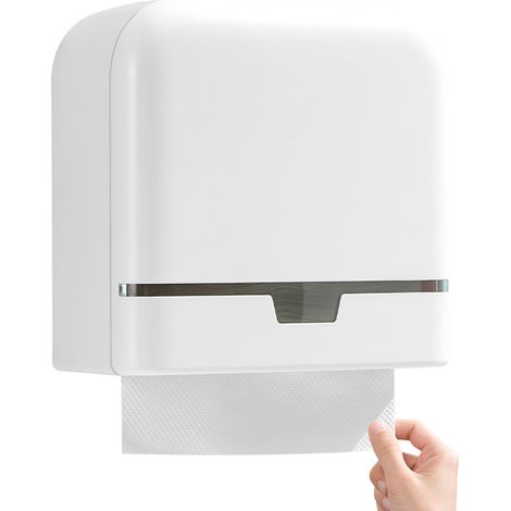 Soavoa Distributeur Papier YW-806 Blanc Sans Perçage Salle de Bain Hôtel 1 Pièce (1/4)