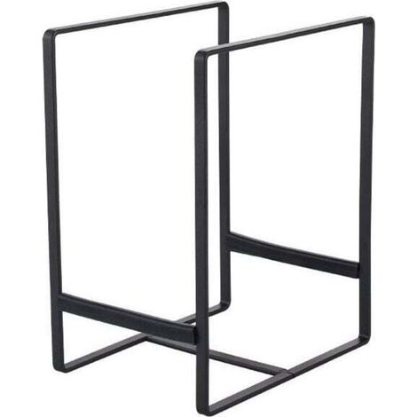 Noir(L) 2 Pièces Égouttoir à Vaisselle Multifonction Support à Assiette Métal Range Couvercle avec Poignée Portable Egoutoire Vaisselle Cuisine pour Assiettes Casseroles Couvercles (1/5)