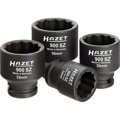 Jeu d'outils pour arbres d'entraînement, arbres articulés et arbres d'essieu 900SZ/4 ∙ Carré creux 1/2 pouce (12,5 mm) ∙ Profil Traction à 12 pans extérieurs ∙ 4 pièces ∙ 24 – 36 (1/3)