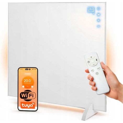 Riscaldatore a infrarossi IR 360W WIFI con telecomando, pannello touch e piedini Super ECO
